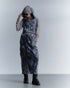 UNALOME LONG SKIRT -TIE-DYE BLUE-